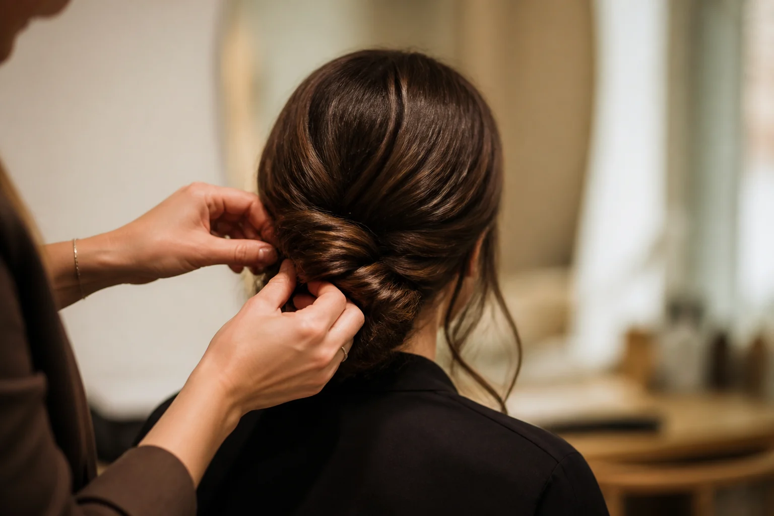 Professionelles Haarstyling im Circle Salon
